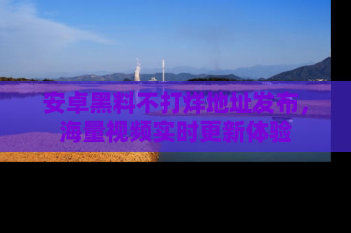 安卓黑料不打烊地址发布,海量视频实时更新体验