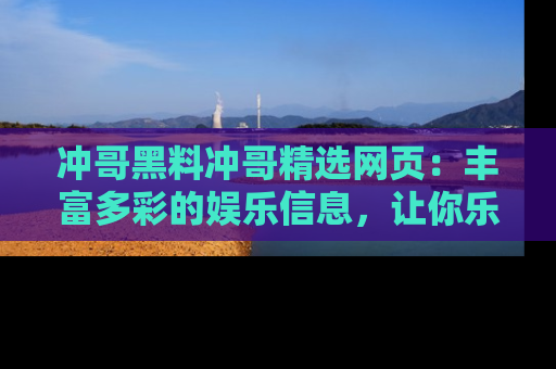 冲哥黑料冲哥精选网页：丰富多彩的娱乐信息，让你乐不停息