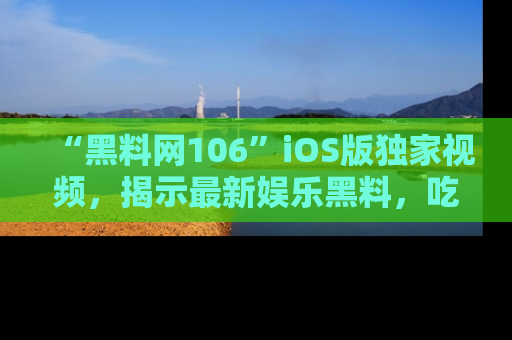 “黑料网106”iOS版独家视频,揭示最新娱乐黑料,吃瓜不停!