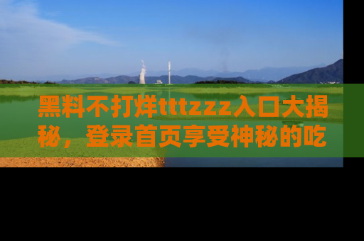 黑料不打烊tttzzz入口大揭秘，登录首页享受神秘的吃瓜时光，不容错过～