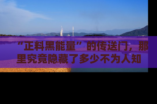 “正料黑能量”的传送门,那里究竟隐藏了多少不为人知的秘密?