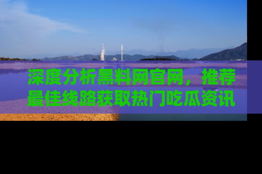 深度分析黑料网官网，推荐最佳线路获取热门吃瓜资讯